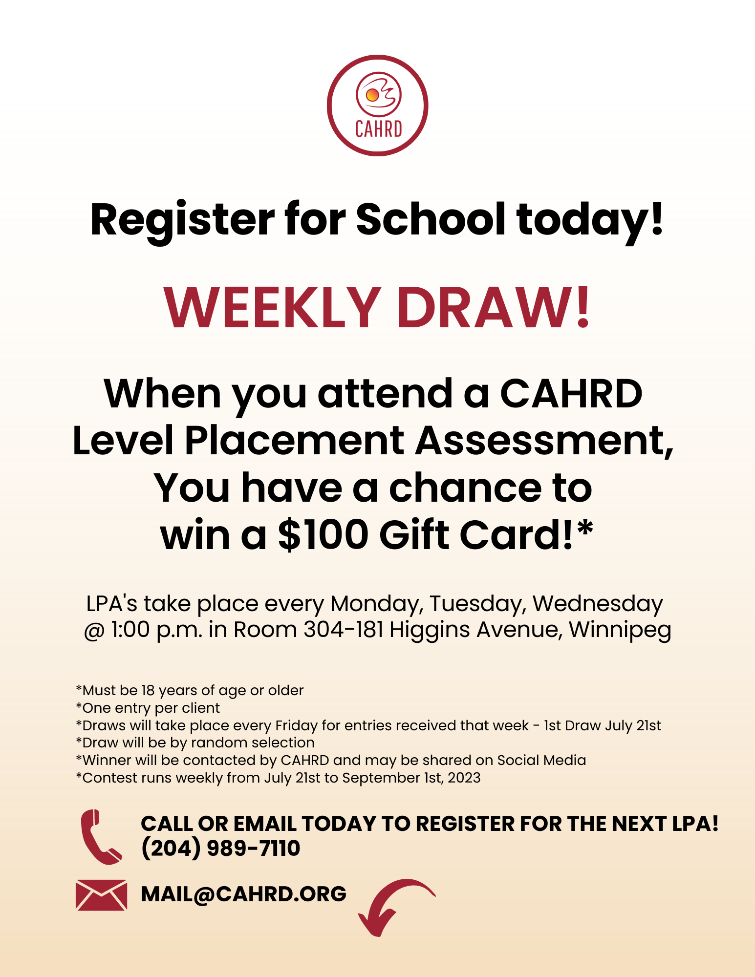 Contest for Education July 2023 Website